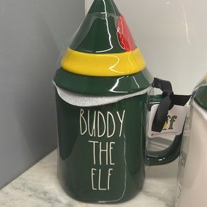 Rae Dunn Buddy The Elf Mug with Topper